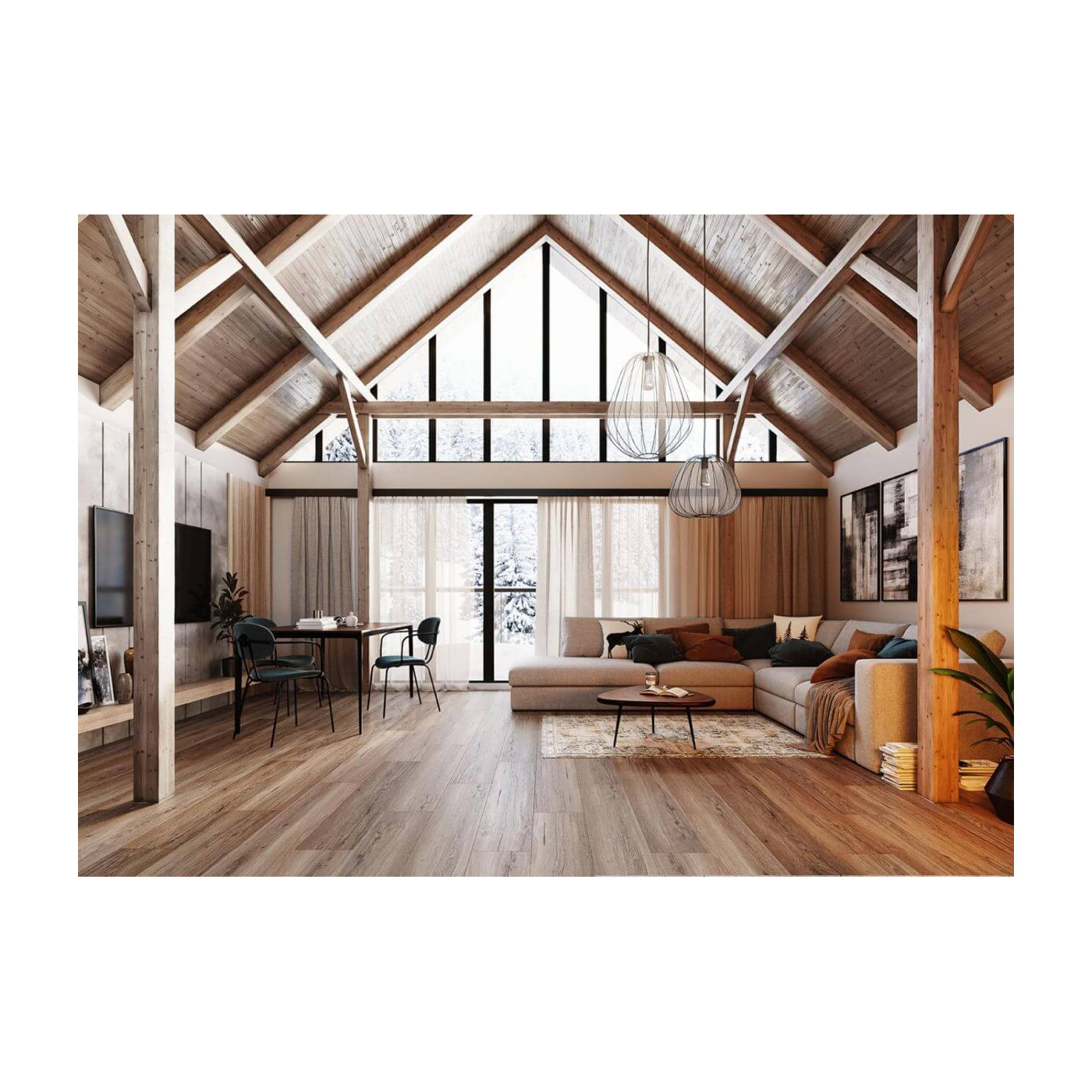 Panel Winylowy Legnar Dąb Kinesawa 122x22,9 CLE41912 Afirmax Panel Winylowy Legnar Dąb Kinesawa 122x22,9 CLE41912 Afirmax