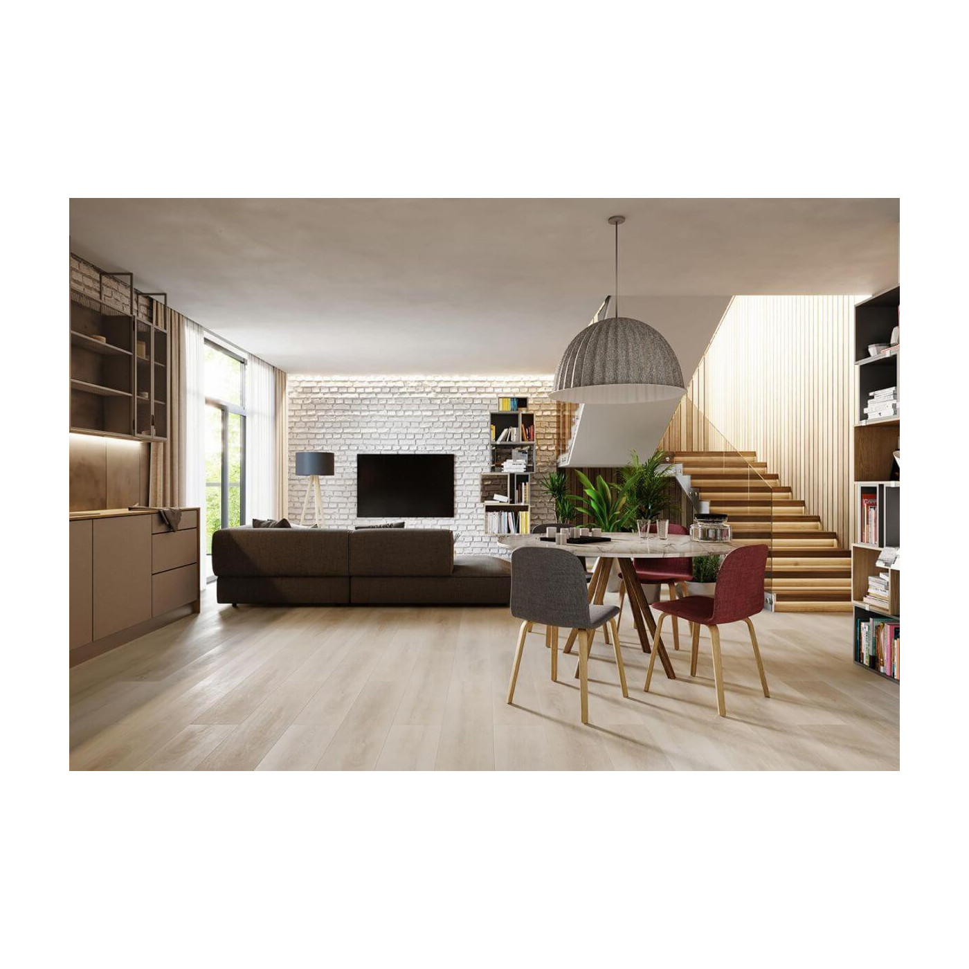 Panel Winylowy Legnar Dąb Alba 122x22,9 CLE41802 Afirmax Panel Winylowy Legnar Dąb Alba 122x22,9 CLE41802 Afirmax