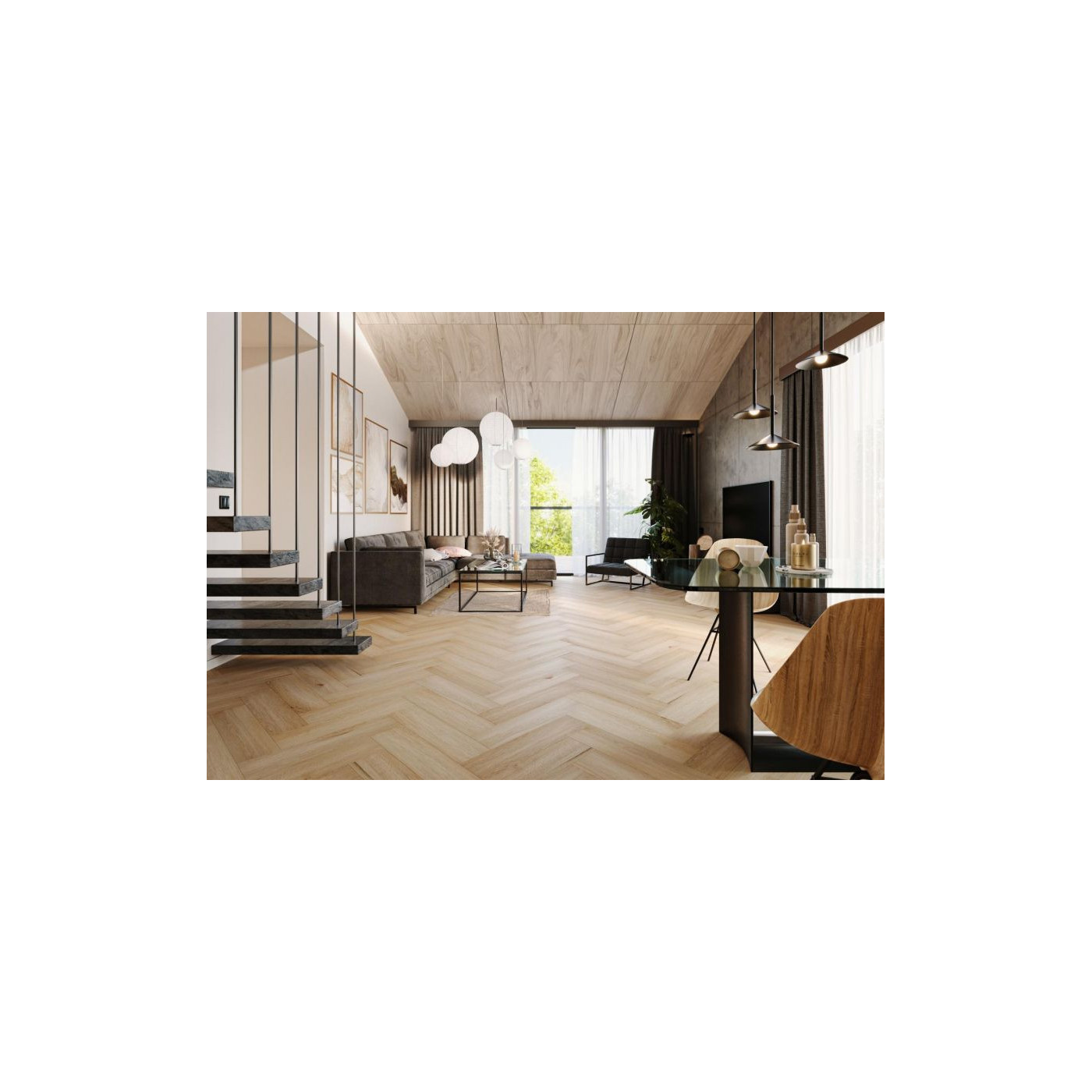 Panel Winylowy Amaron Herringbone Dąb Yankee 59,2x14,8 CA153 Arbiton Panel Winylowy Amaron Herringbone Dąb Yankee 59,2x14,8 CA153 Arbiton