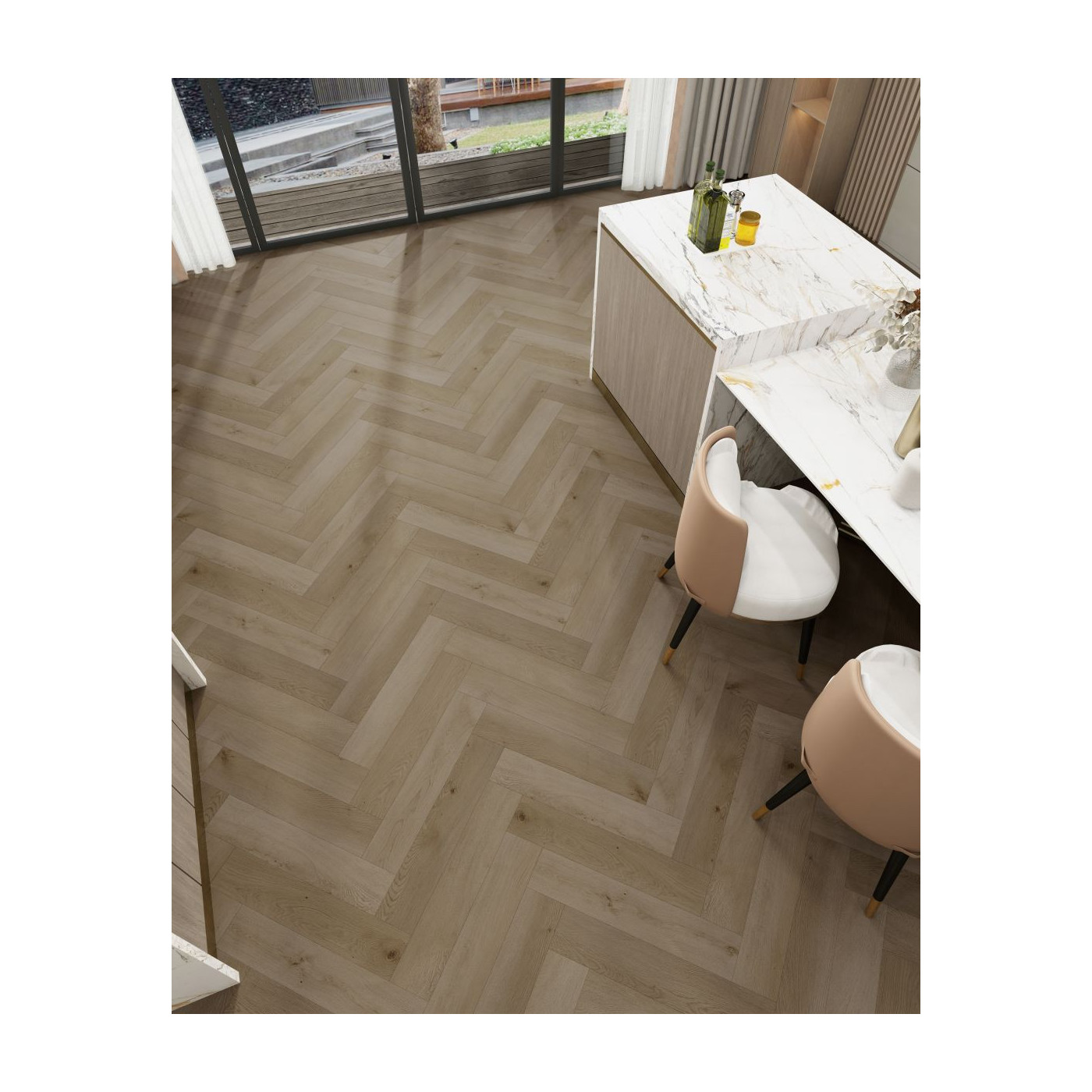 Panel Winylowy Ronda Cappucino Jodła 640x128 mm Ceramica Limone Panel Winylowy Ronda Cappucino Jodła 640x128 mm Ceramica Limone