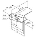 Bateria Wannowa Balance Biała 524459175 Kludi Bateria Wannowa Balance Biała 524459175 Kludi