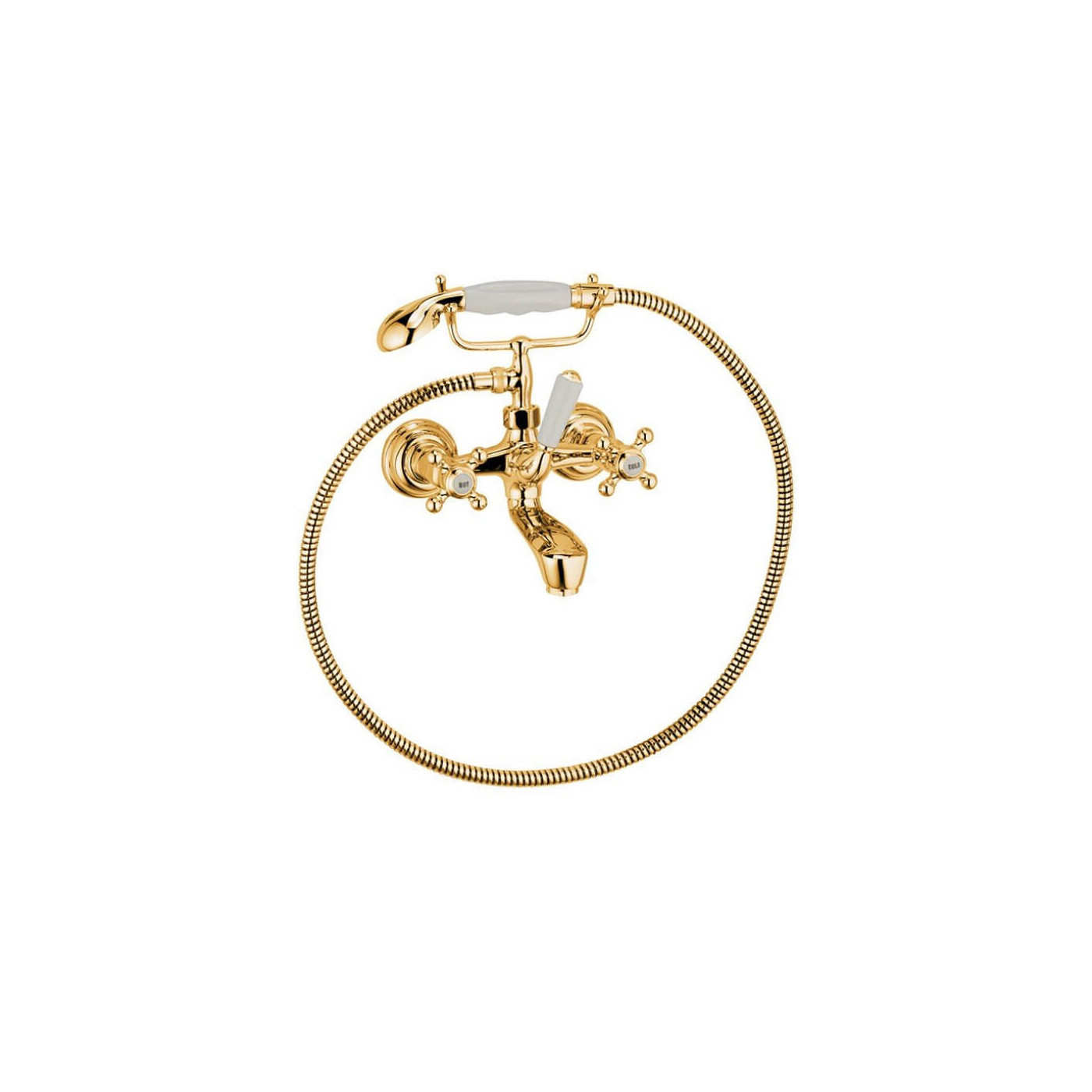 Bateria Wannowo Natryskowa Adlon Pozłacana 514414520 Kludi Bateria Wannowo Natryskowa Adlon Pozłacana 514414520 Kludi
