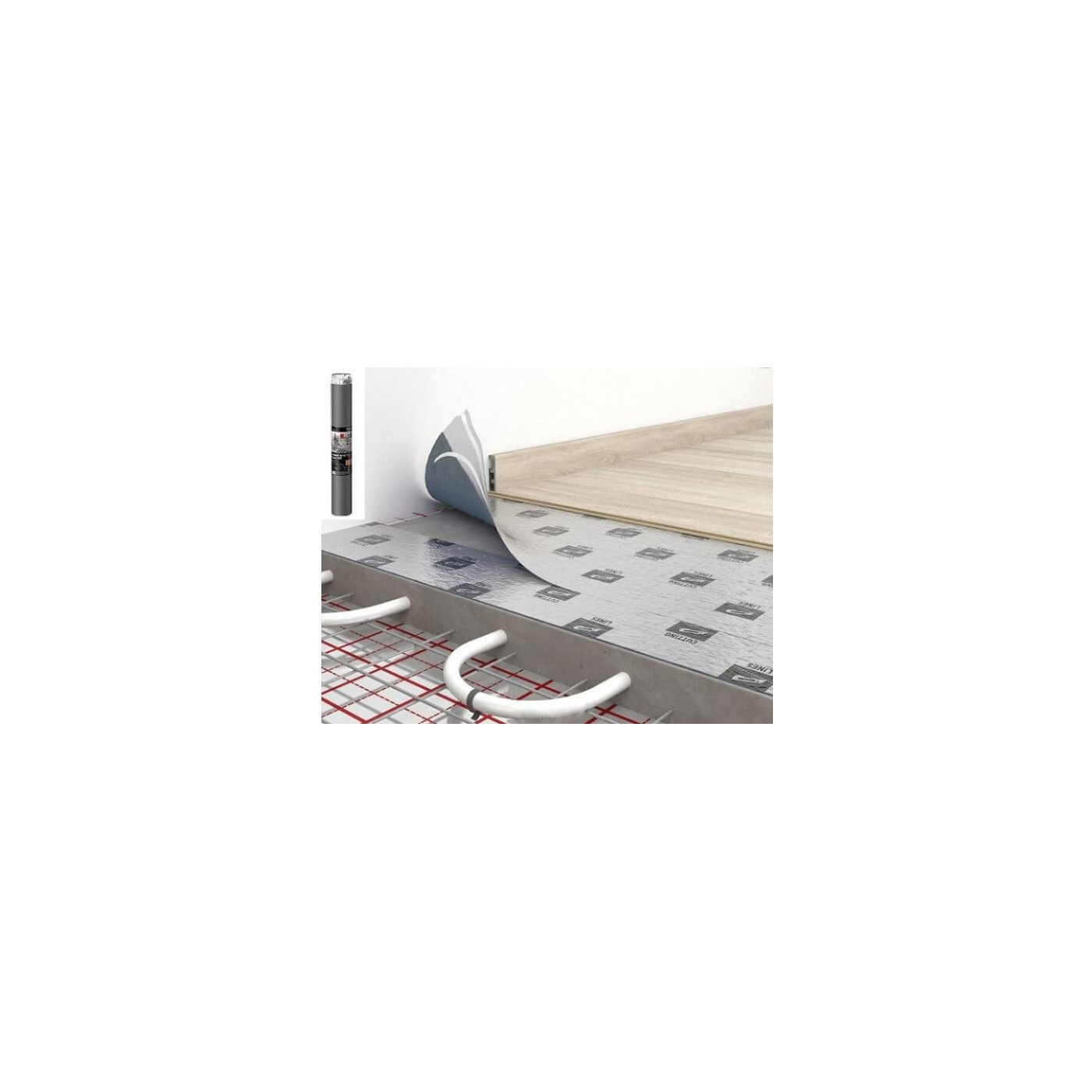 Podkład Optima Expert Aquastop 2Mm 10M2 1000x100 DECORA Podkład Optima Expert Aquastop 2Mm 10M2 1000x100 DECORA