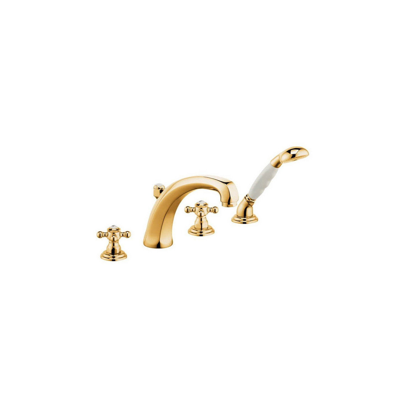 Bateria Wannowo Natryskowa Adlon Pozłacana 515244520 Kludi Bateria Wannowo Natryskowa Adlon Pozłacana 515244520 Kludi