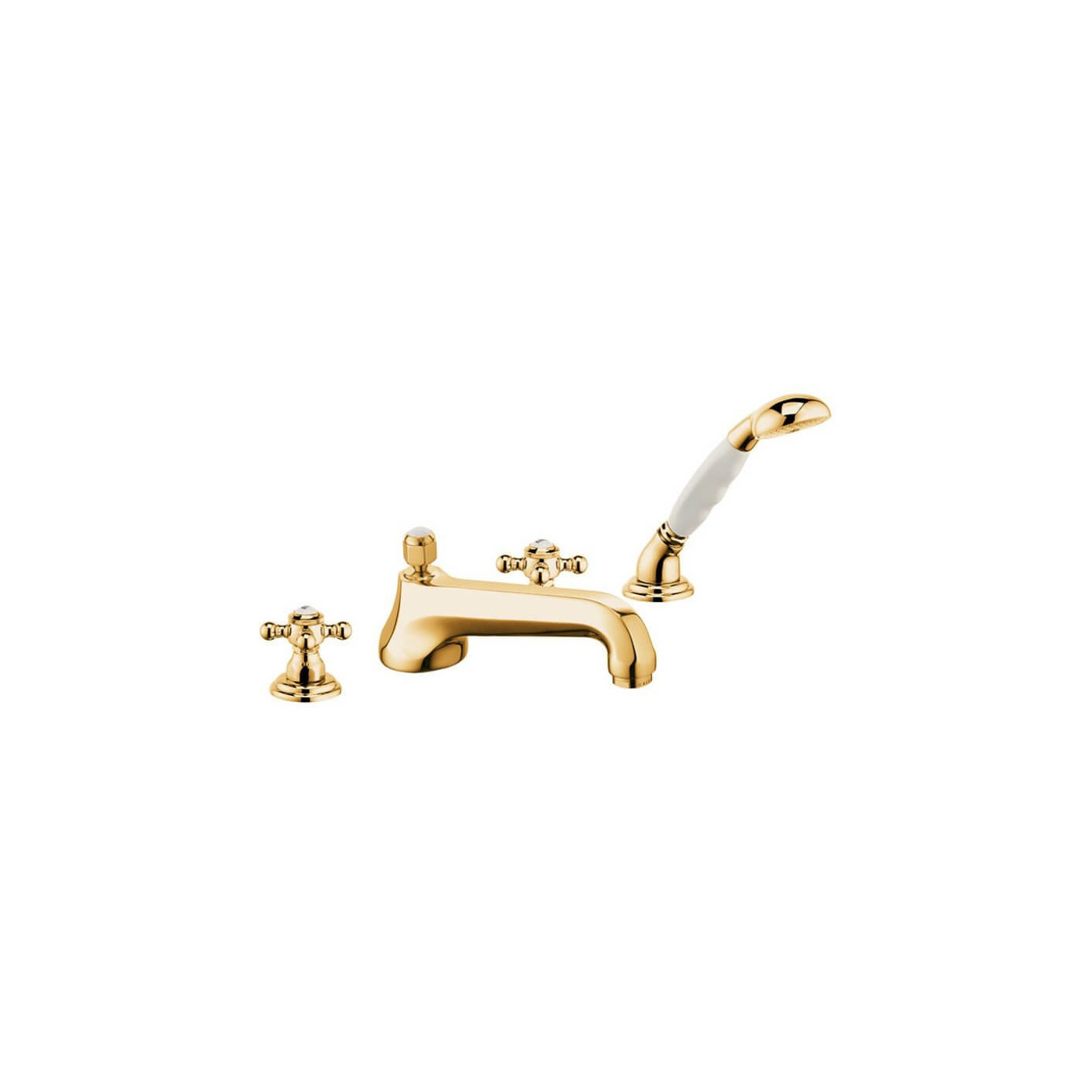 Bateria Wannowo Natryskowa Adlon Pozłacana 515254520 Kludi Bateria Wannowo Natryskowa Adlon Pozłacana 515254520 Kludi