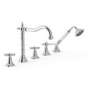 Bateria Wannowa 4-otworowa Clasic 24214601 Tres Bateria Wannowa 4-otworowa Clasic 24214601 Tres