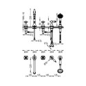 Bateria Wannowa 4-otworowa Clasic 24214601 Tres Bateria Wannowa 4-otworowa Clasic 24214601 Tres