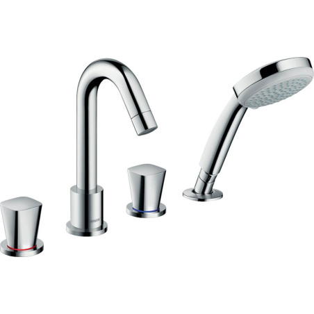 Bateria 4-otworowa Logis Chrom 71314000 Hansgrohe