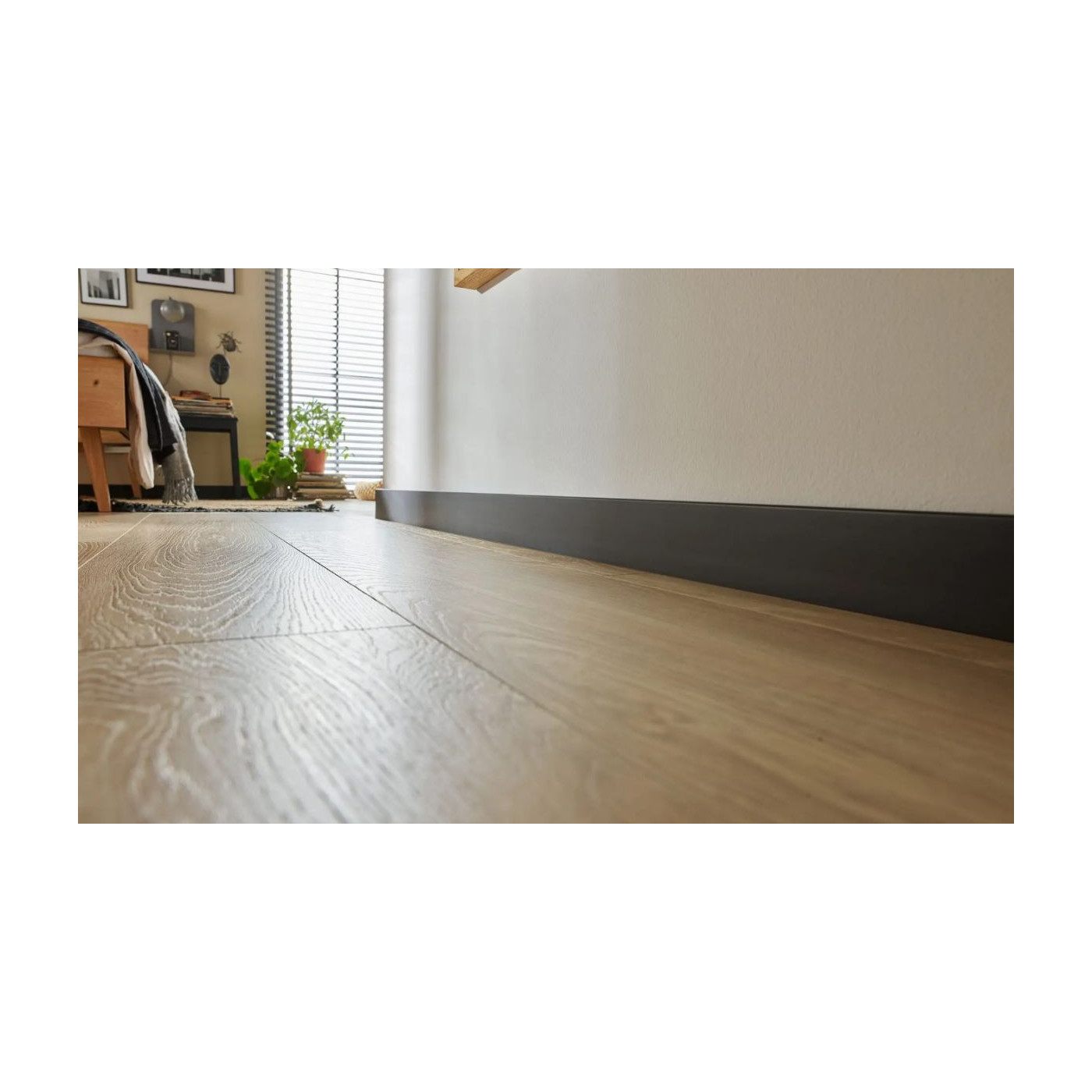 Listwa Przypodłogowa Espumo ESP406 Czarny 2400x100x16 Vox Listwa Przypodłogowa Espumo ESP406 Czarny 2400x100x16 Vox