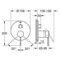 Jednouchwytowa Bateria Do Obsługi Trzech Wyjść Wody Essence Brushed Cool Sunrise 24169GN1 Grohe Jednouchwytowa Bateria Do Obsługi Trzech Wyjść Wody Essence Brushed Cool Sunrise 24169GN1 Grohe