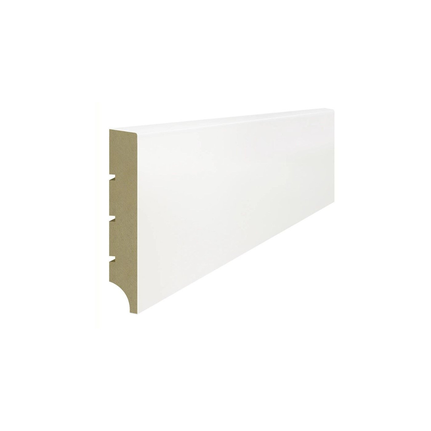 Listwa Przypodłogowa Standard 100 Plus Biały 244x10 cm Lagrus Listwa Przypodłogowa Standard 100 Plus Biały 244x10 cm Lagrus
