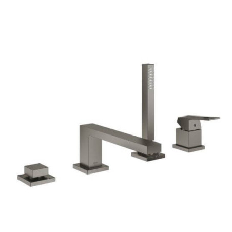 Bateria Wannowa 4-Otworowa Eurocube Brushed Hard Graphite 19897AL1 Grohe