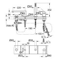 Bateria Wannowa 4-Otworowa Eurocube Brushed Hard Graphite 19897AL1 Grohe Bateria Wannowa 4-Otworowa Eurocube Brushed Hard Graphite 19897AL1 Grohe