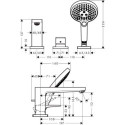 Bateria Wannowa Metropol 32551000 Hansgrohe Bateria Wannowa Metropol 32551000 Hansgrohe