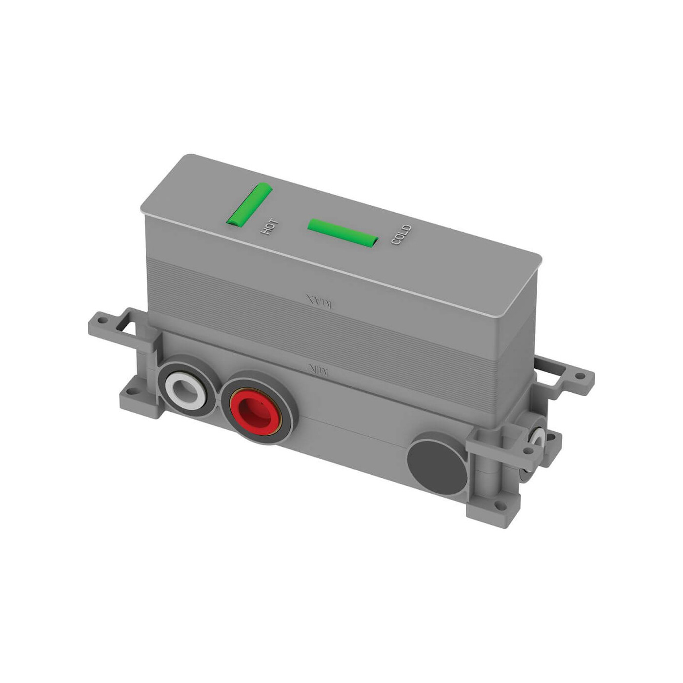 Element Podtynkowy Termostatycznej Baterii 3-Otworowej BOXTE3F Omnires Element Podtynkowy Termostatycznej Baterii 3-Otworowej BOXTE3F Omnires