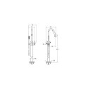 Bateria Wannowa Wolnostojąca Origin A42681 Vitra Bateria Wannowa Wolnostojąca Origin A42681 Vitra