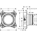 Element Podtynkowy Ibox Universal 01500180 Hansgrohe Element Podtynkowy Ibox Universal 01500180 Hansgrohe