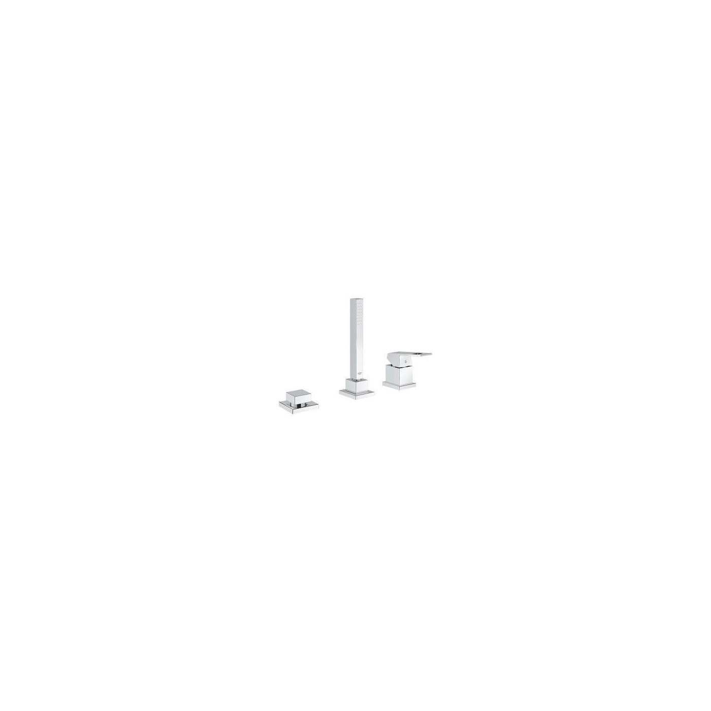 Trójotworowa Bateria Wannowa Eurocube 19966000 Grohe Trójotworowa Bateria Wannowa Eurocube 19966000 Grohe