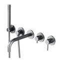 Bateria Wannowa 5-Otworowa Podtynkowa Y Nikiel Y1237/1NI Omnires Bateria Wannowa 5-Otworowa Podtynkowa Y Nikiel Y1237/1NI Omnires