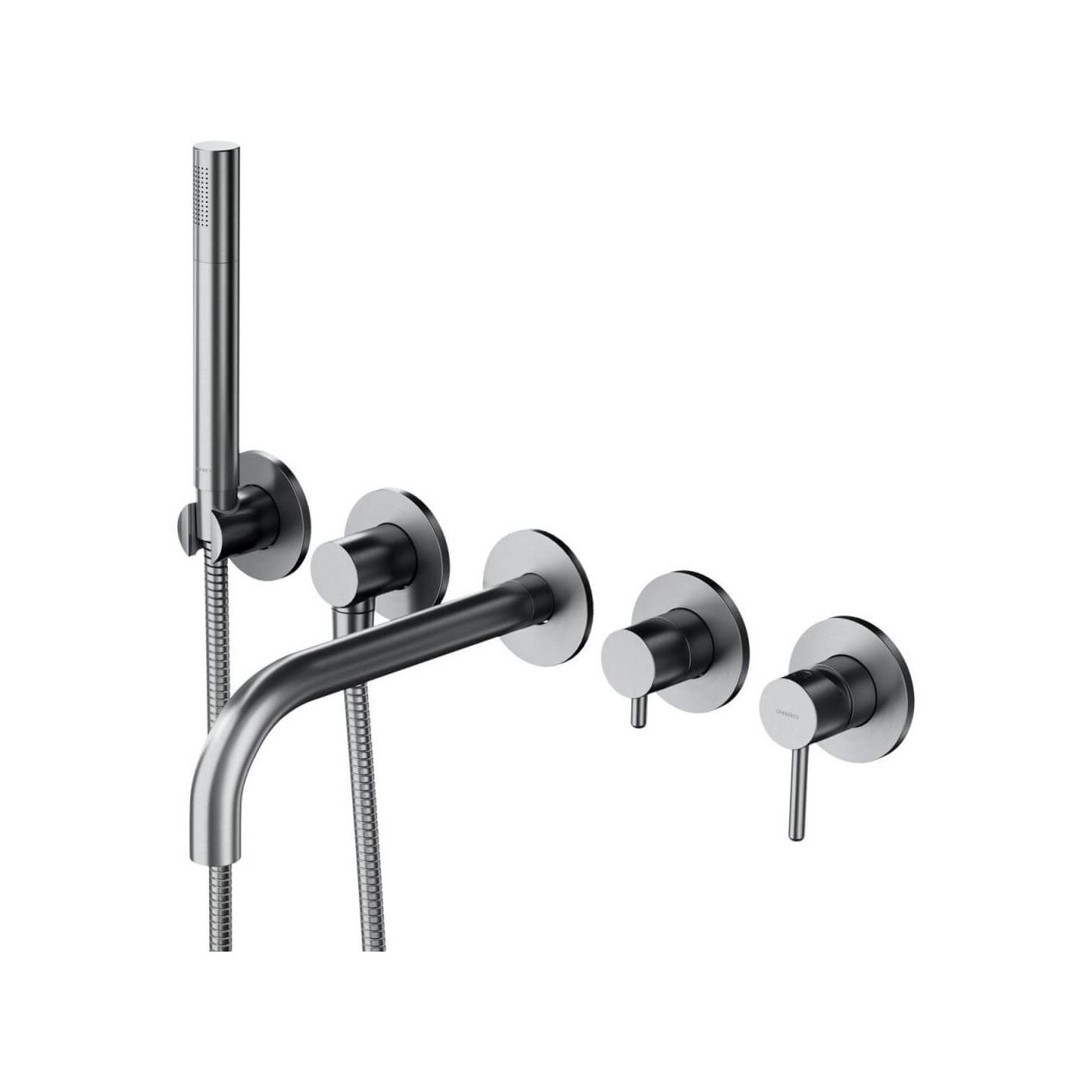 Bateria Wannowa 5-Otworowa Podtynkowa Y Nikiel Y1237/1NI Omnires Bateria Wannowa 5-Otworowa Podtynkowa Y Nikiel Y1237/1NI Omnires