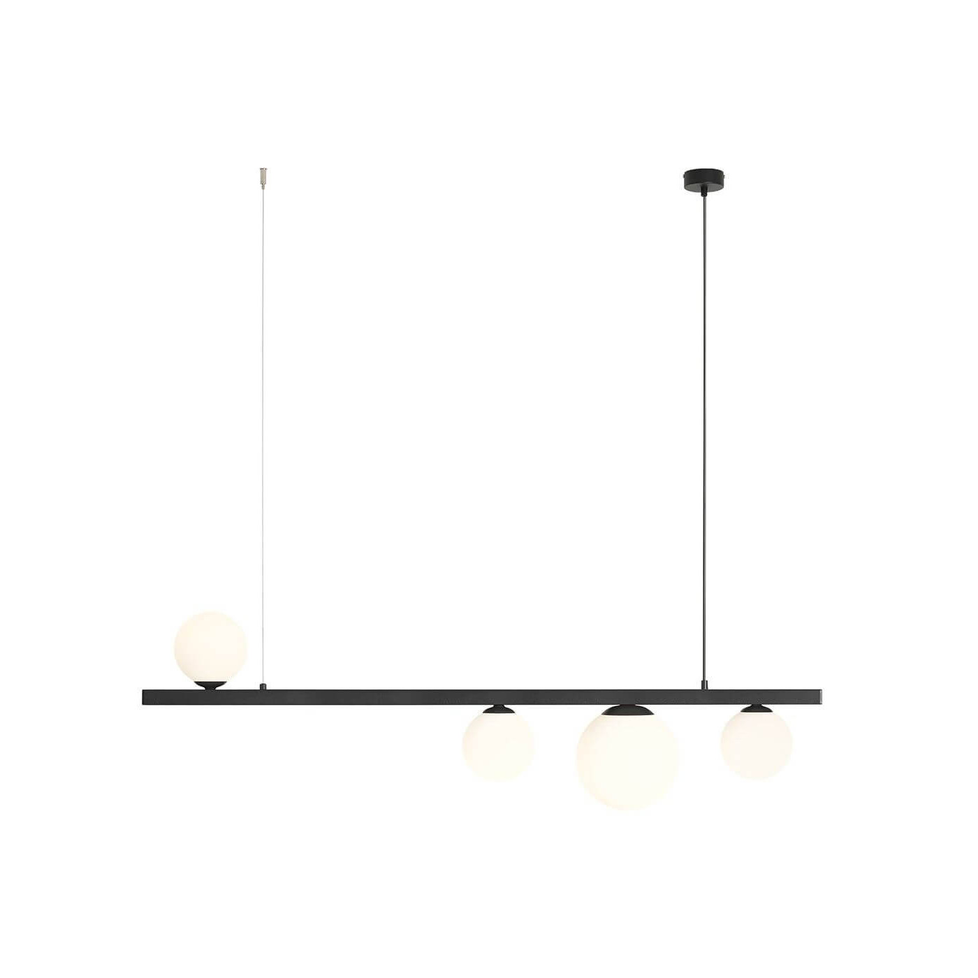 Lampa Wisząca Garda 4 Black 1099L1 Aldex Lampa Wisząca Garda 4 Black 1099L1 Aldex