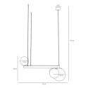 Lampa Wisząca Garda 4 Ring White 1099L_R Aldex Lampa Wisząca Garda 4 Ring White 1099L_R Aldex