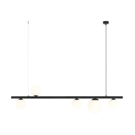 Lampa Wisząca Garda 5 Black 1099F1 Aldex