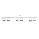 Lampa Sufitowa Plafon Bot 6 3x2 Black 1047PL_K Aldex Lampa Sufitowa Plafon Bot 6 3x2 Black 1047PL_K Aldex