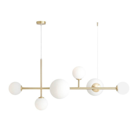 Lampa Wisząca Dione 6 Brass 1092K40 Aldex