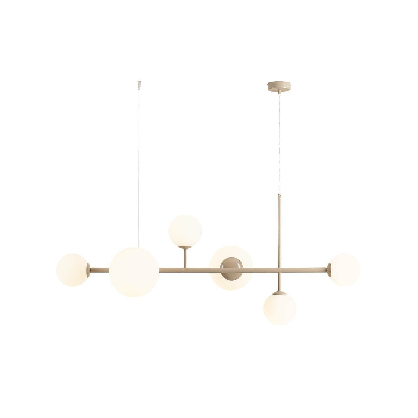 Lampa Wisząca Dione 6 Beige 1092K17 Aldex Lampa Wisząca Dione 6 Beige 1092K17 Aldex