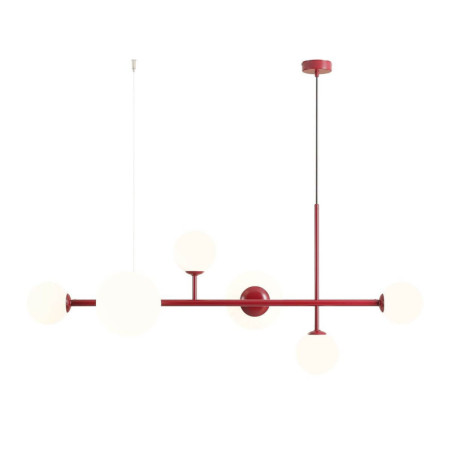 Lampa Wisząca Dione 6 Red Wine 1092K15 Aldex