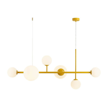 Lampa Wisząca Dione 6 Mustard 1092K14 Aldex