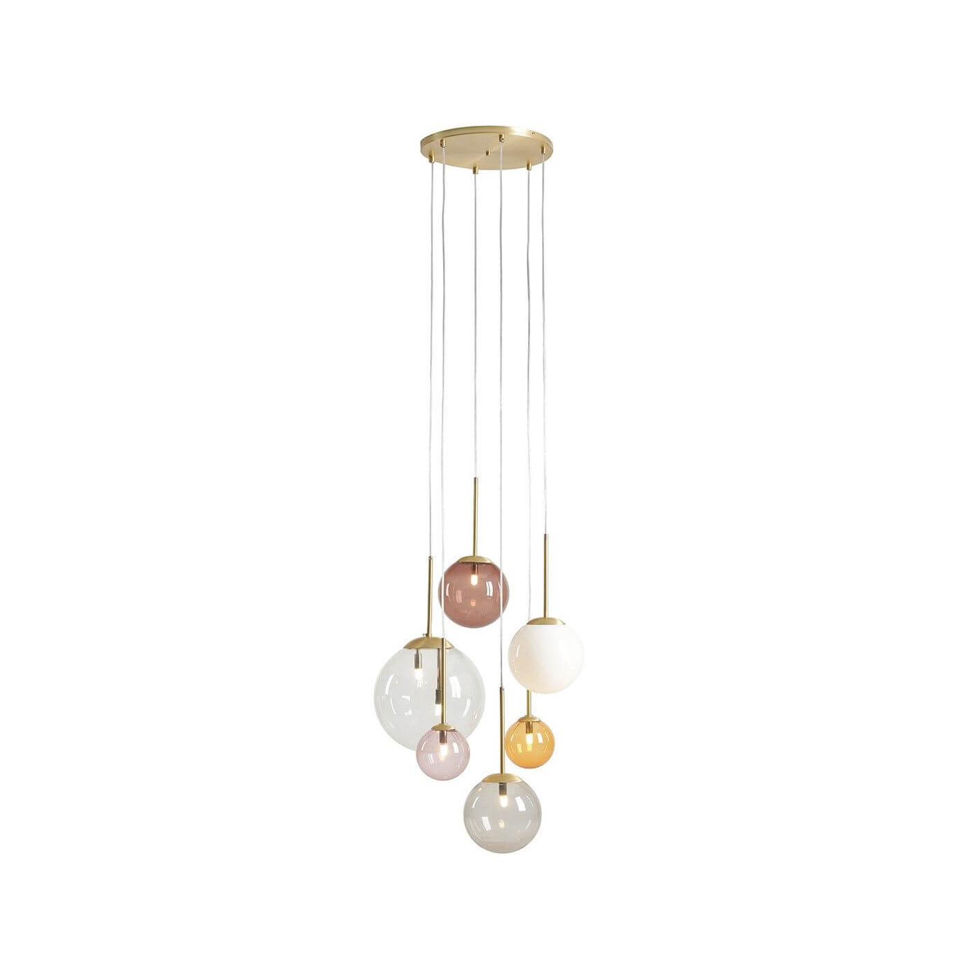Lampa Wisząca Bosso 6 Ring Multicolour 1119K40_R Aldex Lampa Wisząca Bosso 6 Ring Multicolour 1119K40_R Aldex