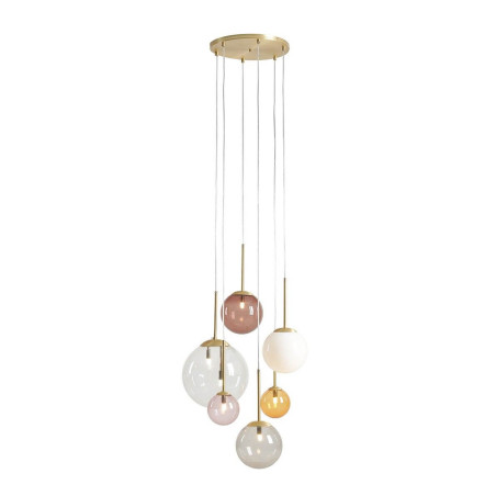 Lampa Wisząca Bosso 6 Ring Multicolour 1119K40_R Aldex