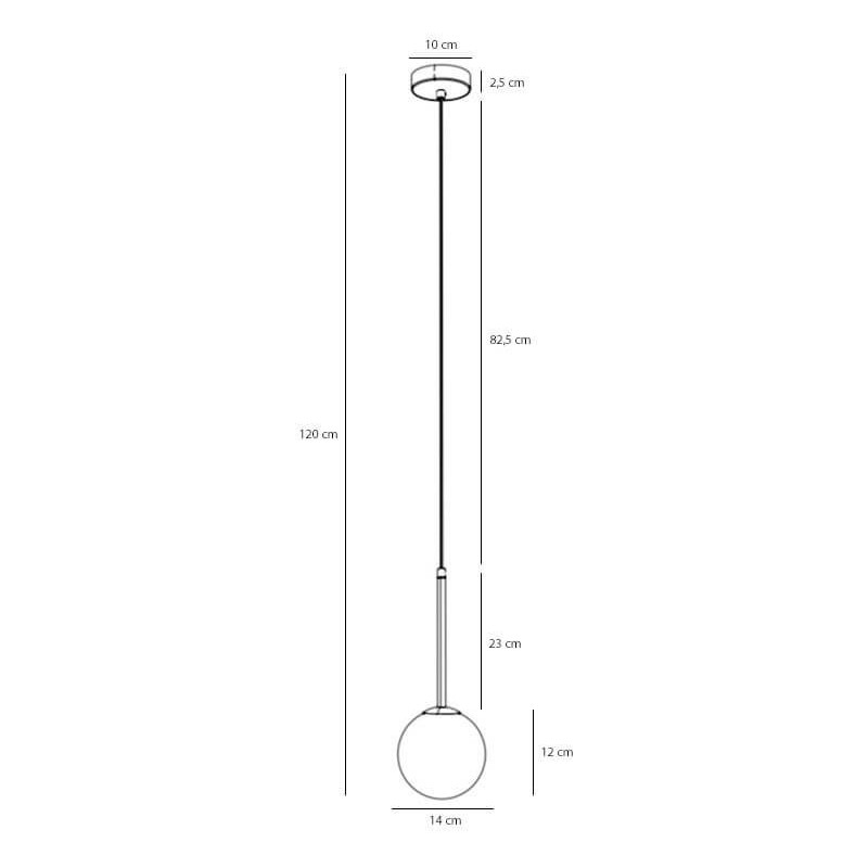 Lampa Wisząca Bosso Mini 14 Chrome 1087XXS4 Aldex Lampa Wisząca Bosso Mini 14 Chrome 1087XXS4 Aldex