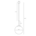 Lampa Wisząca Bosso Grande 50 White 1087XXL Aldex Lampa Wisząca Bosso Grande 50 White 1087XXL Aldex