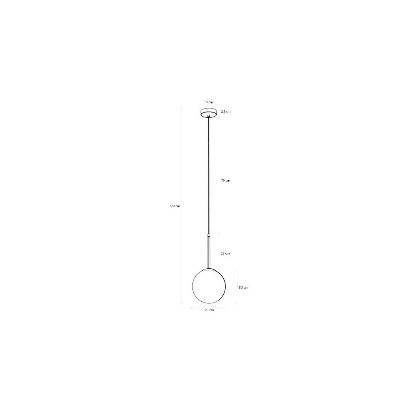 Lampa Wisząca Bosso Mini 20 Brass 1087XS40 Aldex Lampa Wisząca Bosso Mini 20 Brass 1087XS40 Aldex