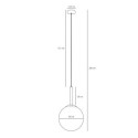 Lampa Wisząca Bosso Grande 40 Black 1087XL1 Aldex Lampa Wisząca Bosso Grande 40 Black 1087XL1 Aldex
