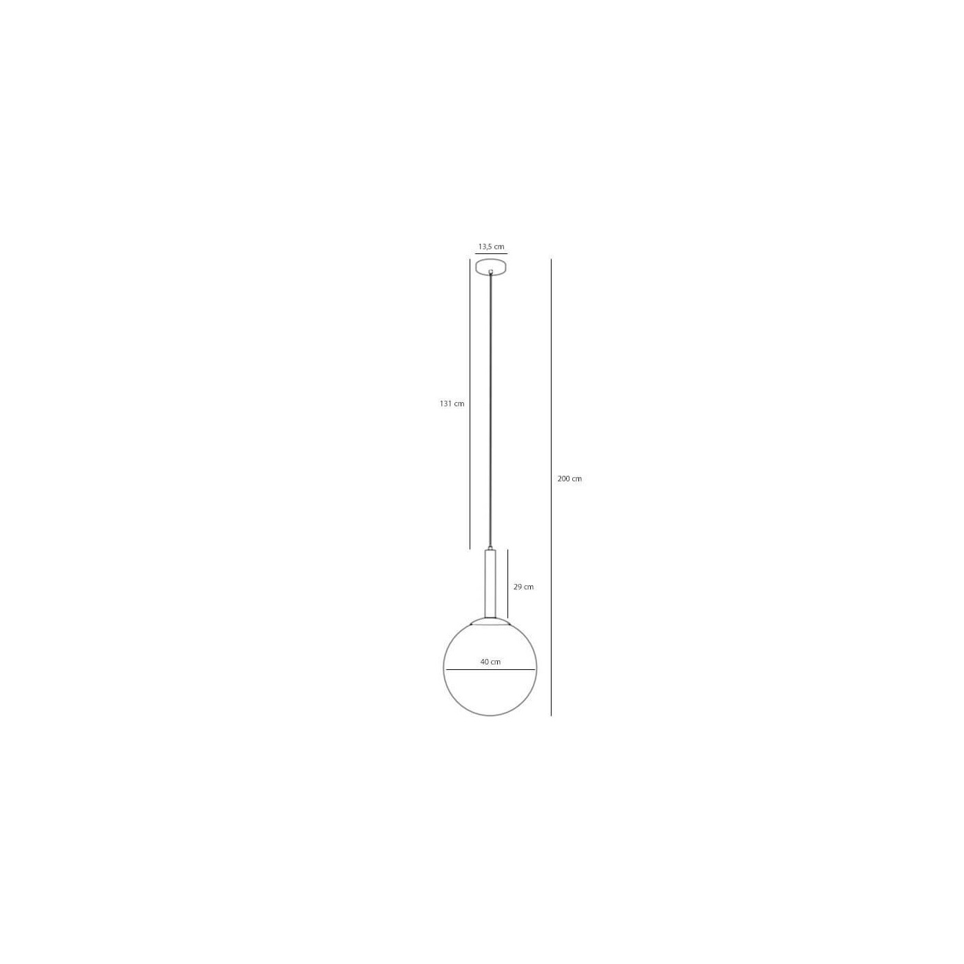 Lampa Wisząca Bosso Grande 40 White 1087XL Aldex Lampa Wisząca Bosso Grande 40 White 1087XL Aldex