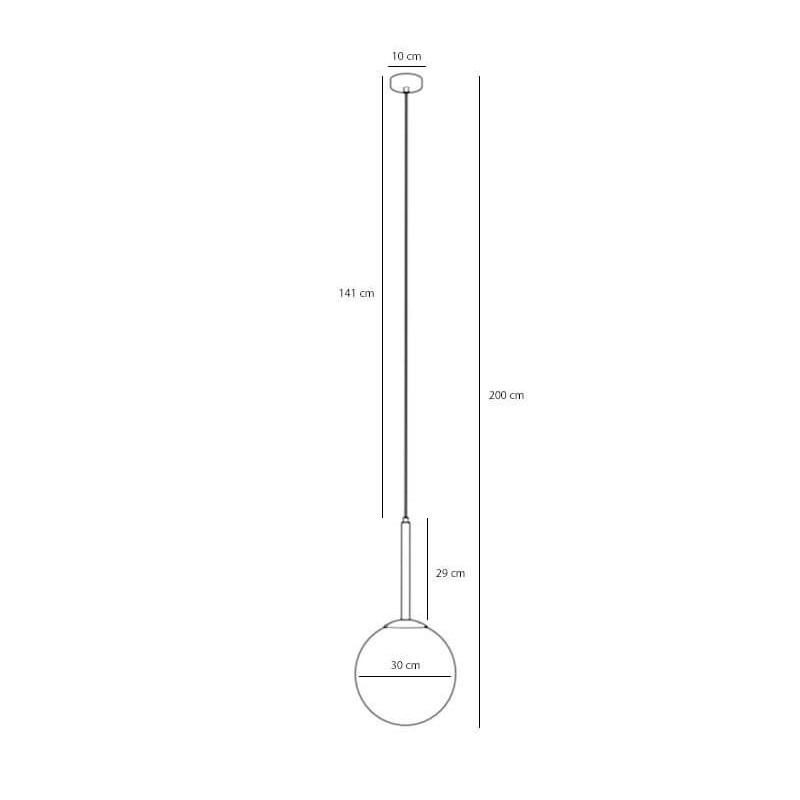 Lampa Wisząca Bosso Medium 30 Brass 1087G40 Aldex Lampa Wisząca Bosso Medium 30 Brass 1087G40 Aldex