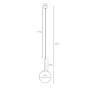 Lampa Wisząca Bosso Medium 30 White 1087G Aldex Lampa Wisząca Bosso Medium 30 White 1087G Aldex