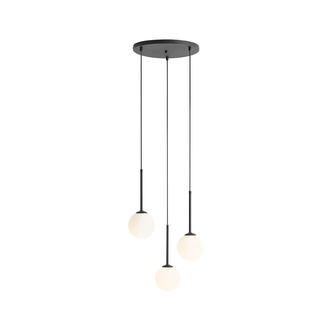 Lampa Wisząca Bosso 3 Ring Black 1087E1_R Aldex Lampa Wisząca Bosso 3 Ring Black 1087E1_R Aldex