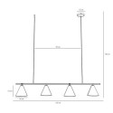 Lampa Wisząca Form 4 Beige 1108L17 Aldex Lampa Wisząca Form 4 Beige 1108L17 Aldex