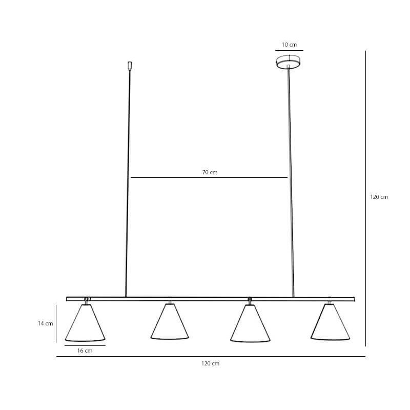Lampa Wisząca Form 4 Beige 1108L17 Aldex Lampa Wisząca Form 4 Beige 1108L17 Aldex
