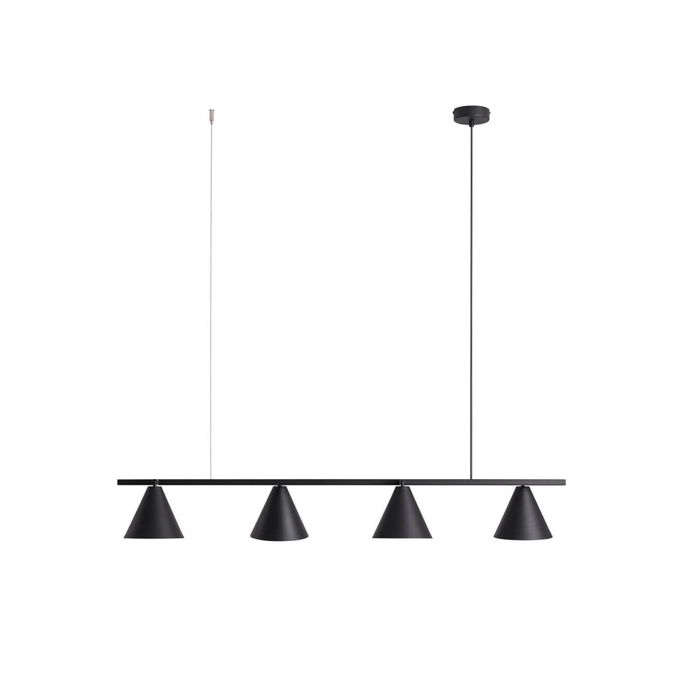Lampa Wisząca Form 4 Black 1108L1 Aldex Lampa Wisząca Form 4 Black 1108L1 Aldex