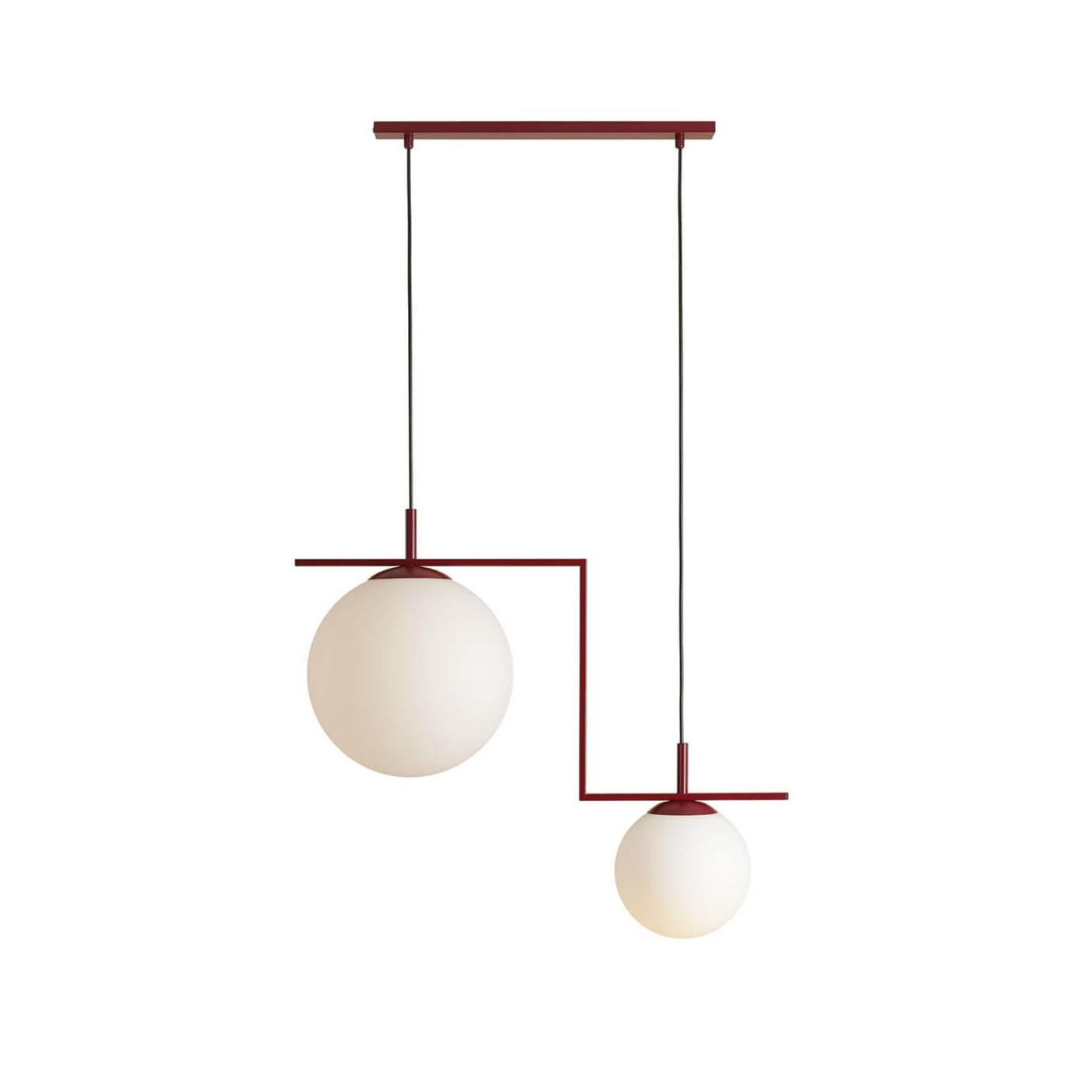 Lampa Wisząca Zac 2 Red Wine Matte 1038H15_2 Aldex Lampa Wisząca Zac 2 Red Wine Matte 1038H15_2 Aldex