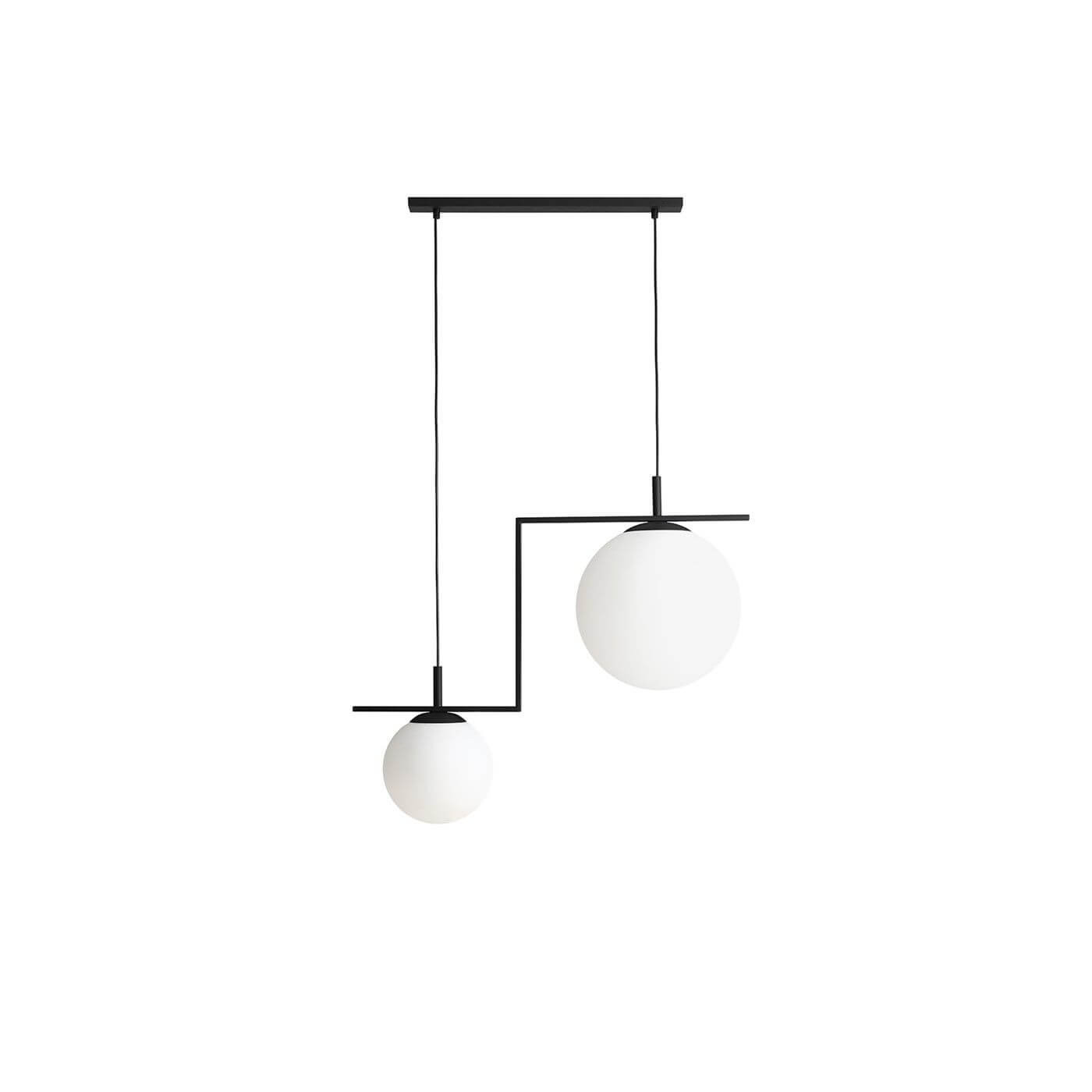 Lampa Wisząca Zac 2 Black Matte 1038H1_2 Aldex Lampa Wisząca Zac 2 Black Matte 1038H1_2 Aldex