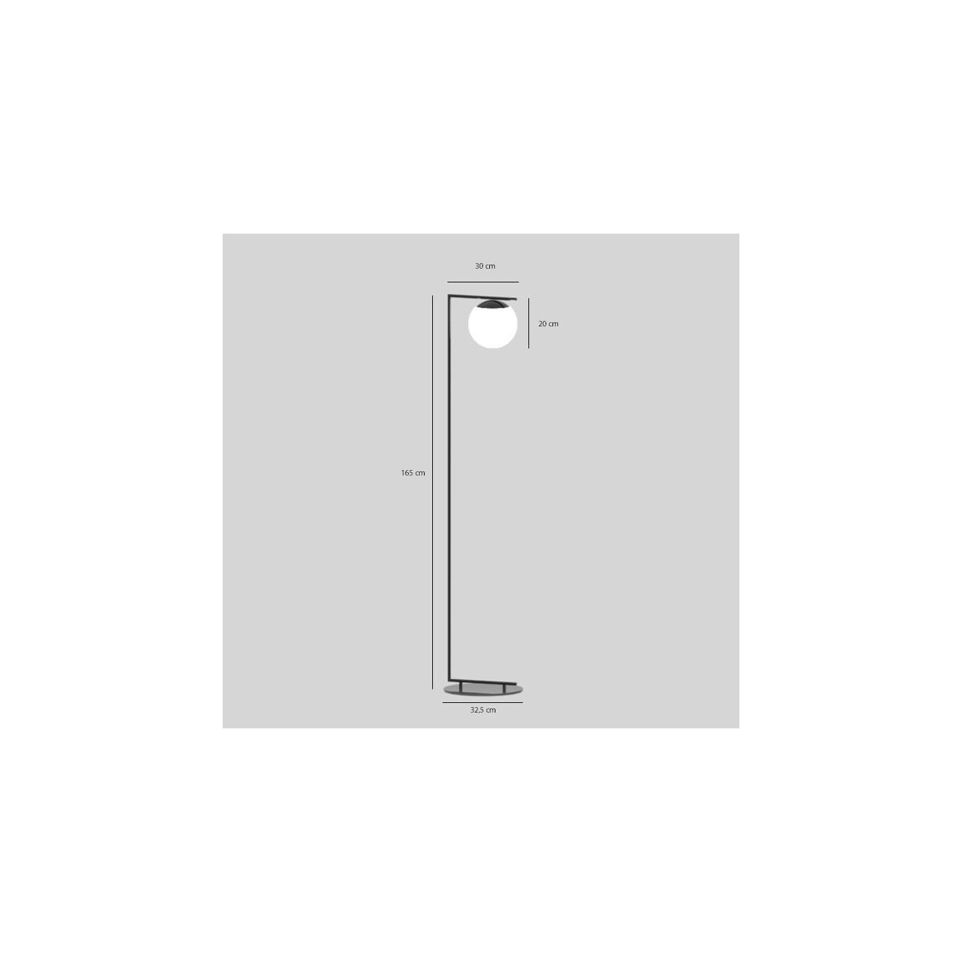 Lampa Stojąca Zac Black 1038A1_1 Aldex Lampa Stojąca Zac Black 1038A1_1 Aldex