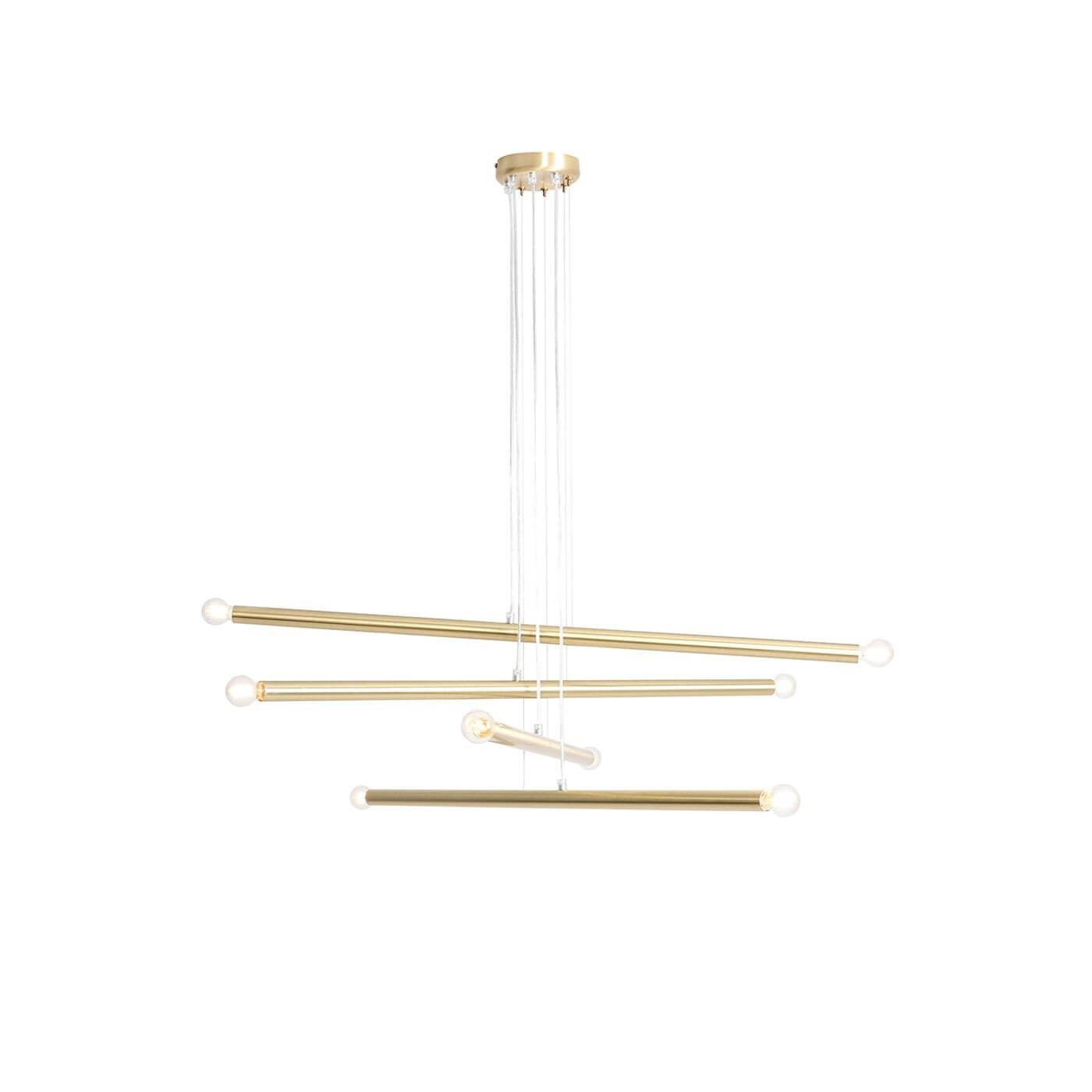 Lampa Wisząca Tubo 8 Brass 1072P40 Aldex Lampa Wisząca Tubo 8 Brass 1072P40 Aldex