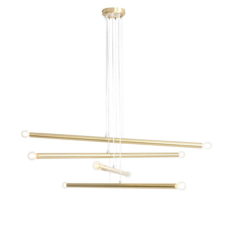 Lampa Wisząca Tubo 8 Brass 1072P40 Aldex